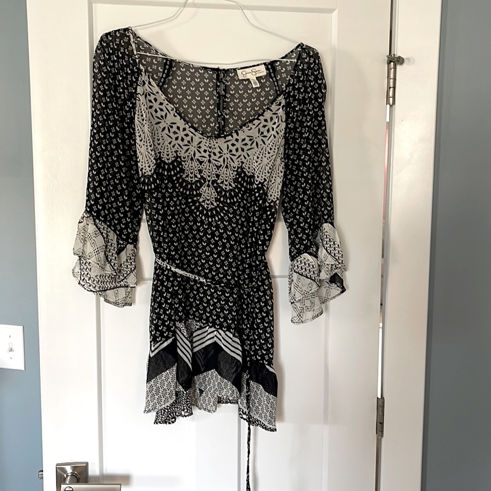 Maternity Sheer Blouse-Large